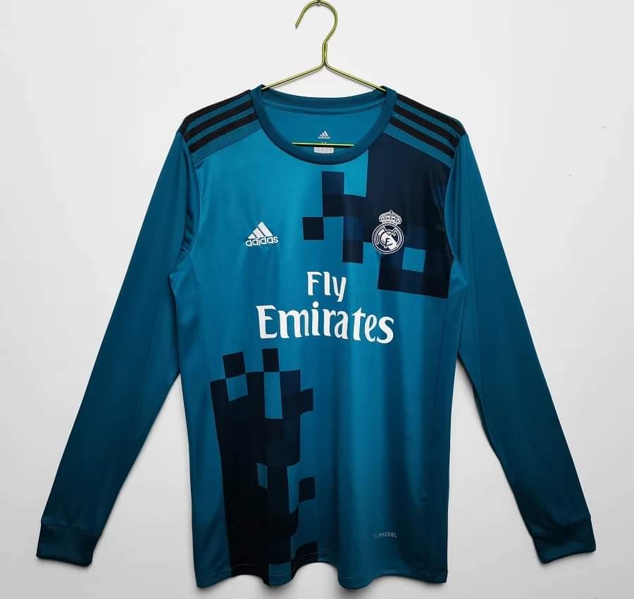 REAL MADRID 17-18 THIRD FULL SLEEVE RETRO KIT