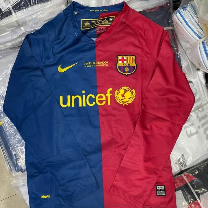 BARCELONA 8-9 HOME RETRO FULL SLEEVE