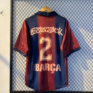 Alternative view of Barcelona x Travis Scott 2001 Home Kit – Retro Edition