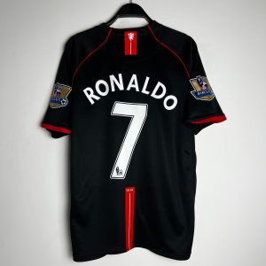 Alternative view of MANCHESTER UNITED 2007-08 AWAY KIT RETRO