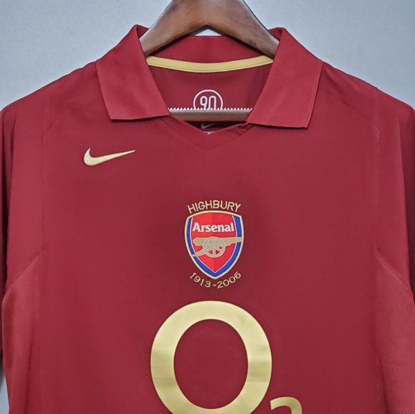 ARSENAL 2005-06 HOME RETRO (O2) - Image 2