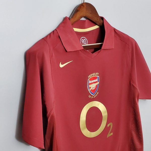 ARSENAL 2005-06 HOME RETRO (O2) - Image 3
