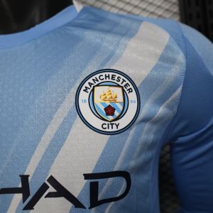 Alternative view of Manchester City 2025-26 Home Kit – Full Sleeve Player Edition